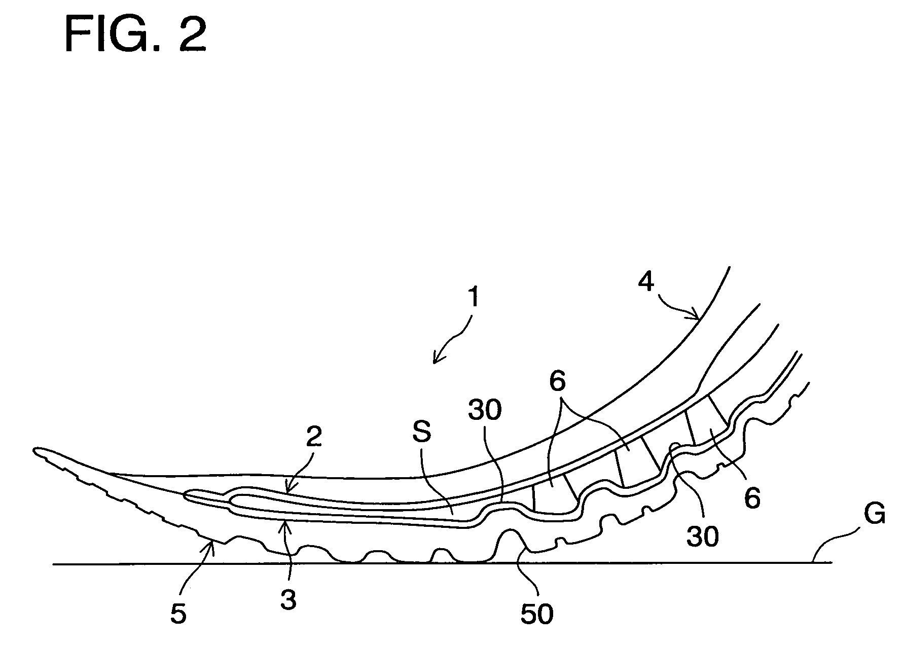 Sole structure for a shoe