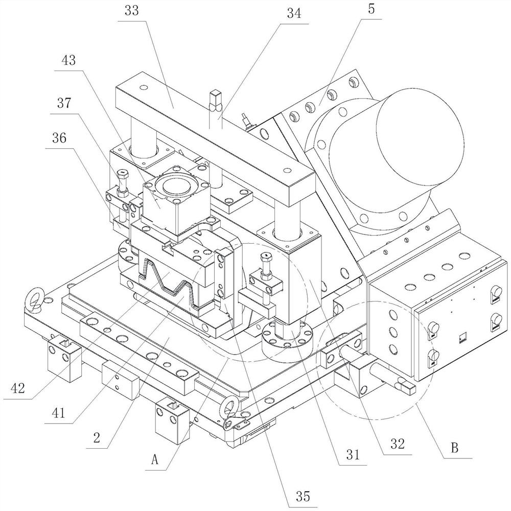 Tracking cut-off machine