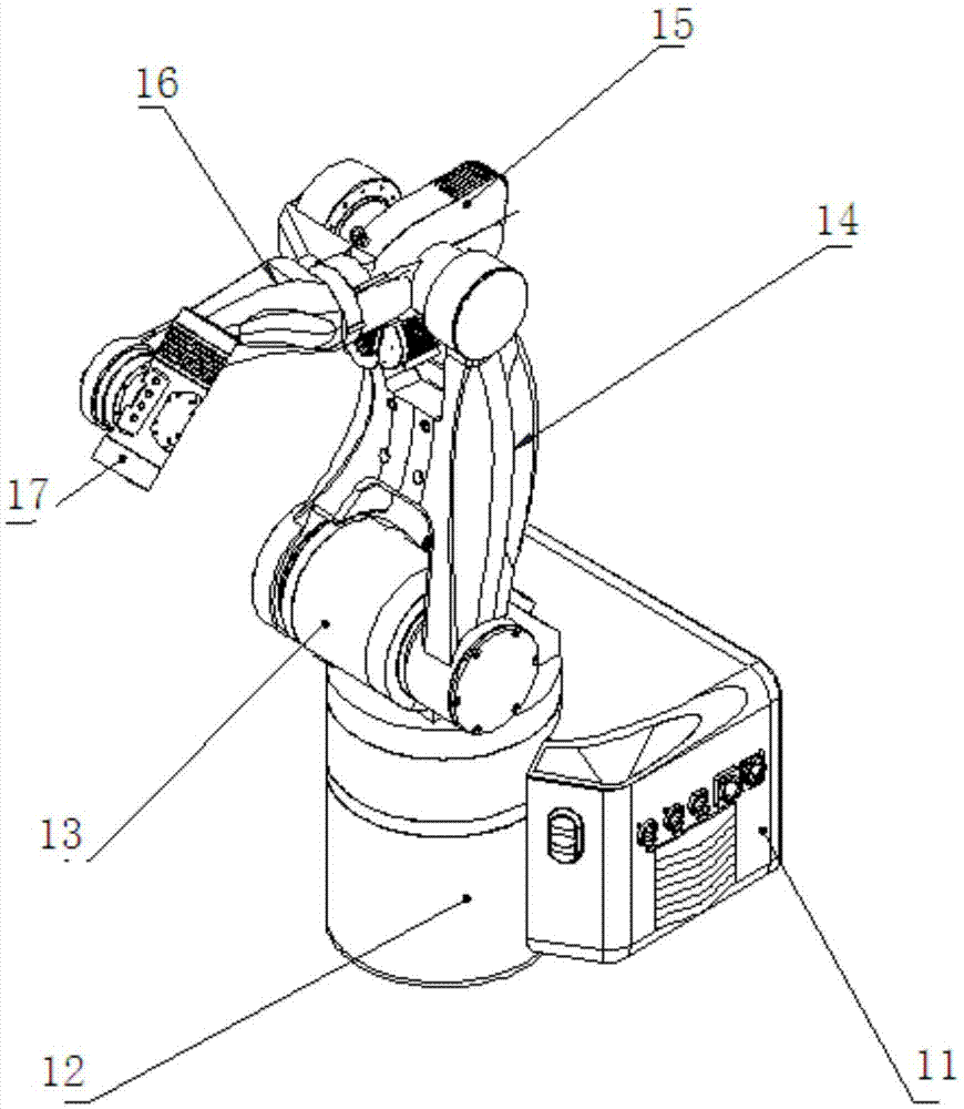 Desk type high-speed high-precision robot