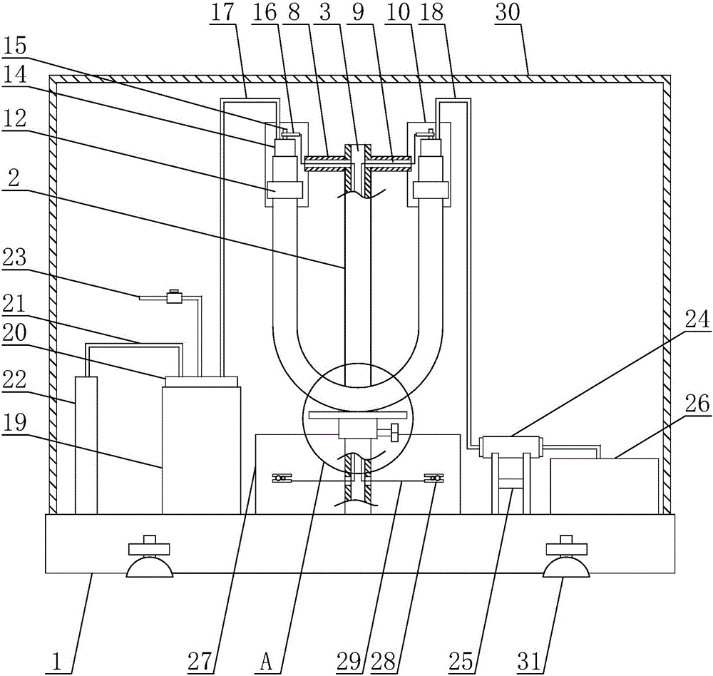 Electrolytic saltwater device for laboratory