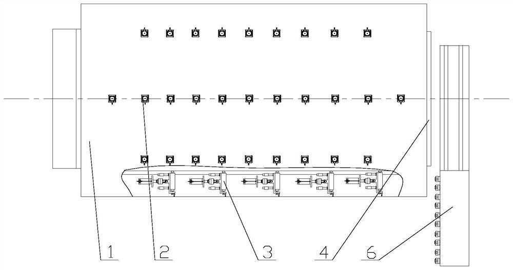 Anchorage structural surface shear strength size effect test system