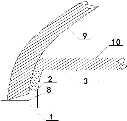 Auxiliary device and method used for controlling tongue-and-groove size manufacturing precision