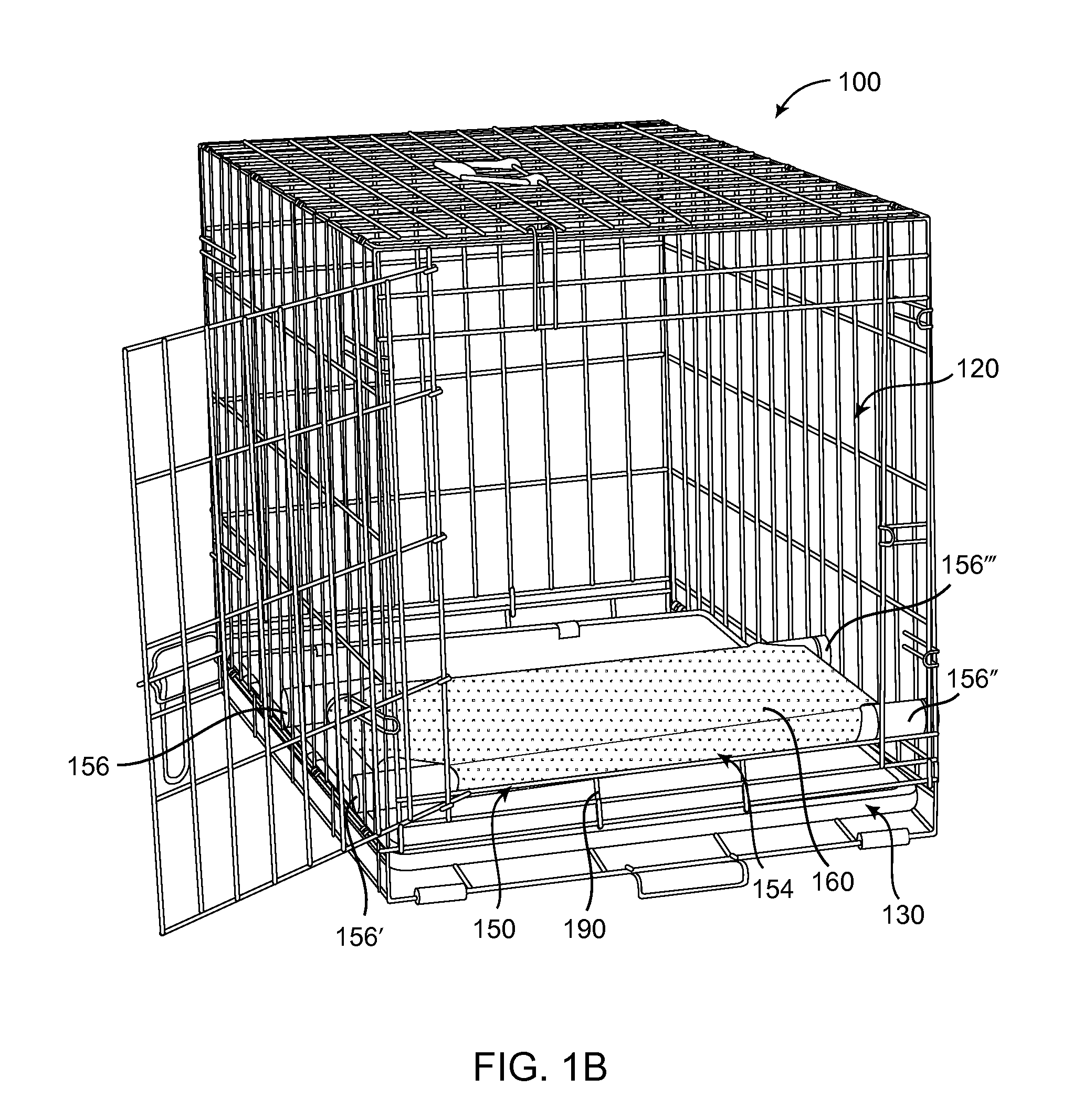 Pet housetraining crate system