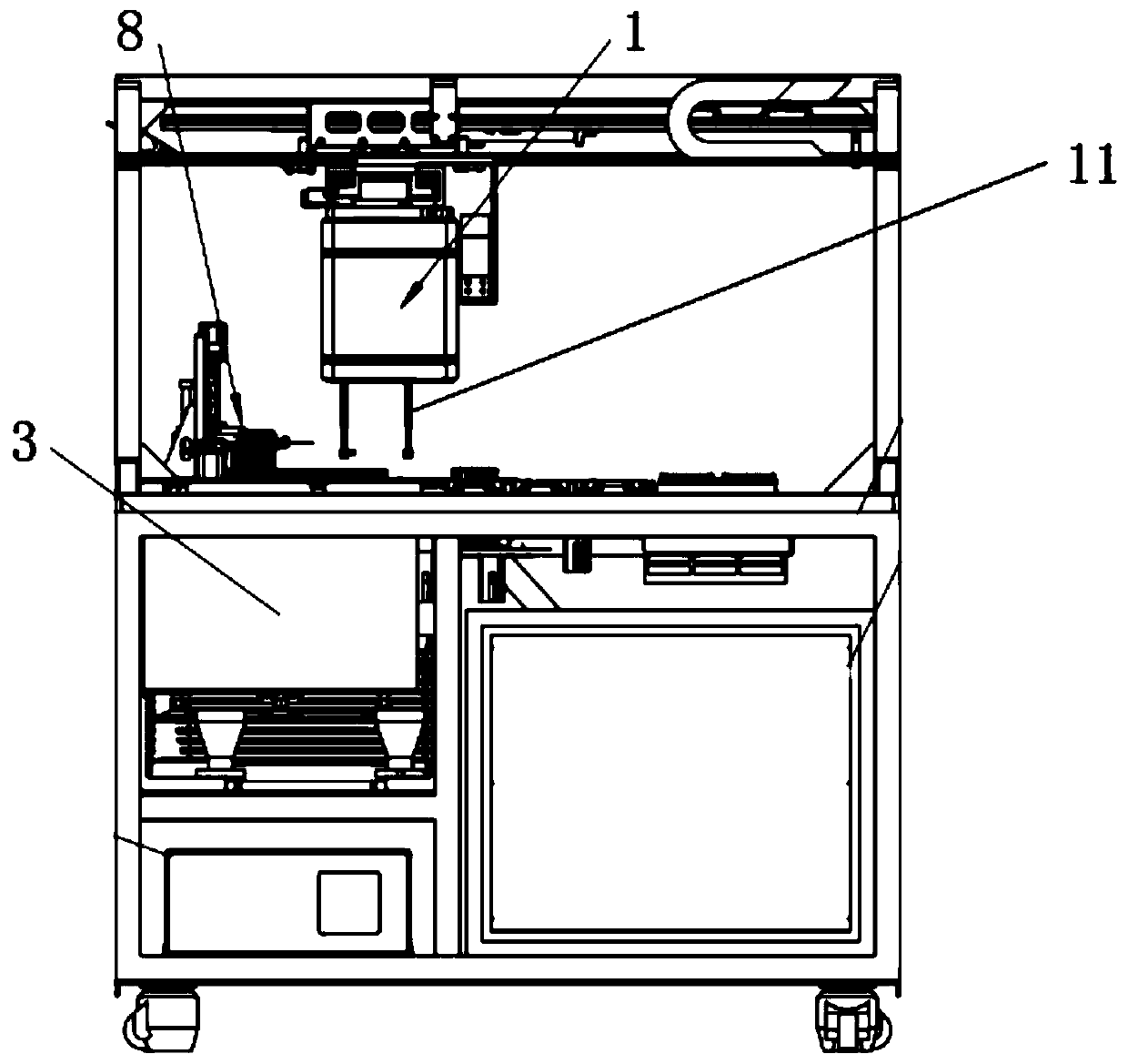 Double-extraction-mode nucleic acid extraction workstation and nucleic acid extraction method