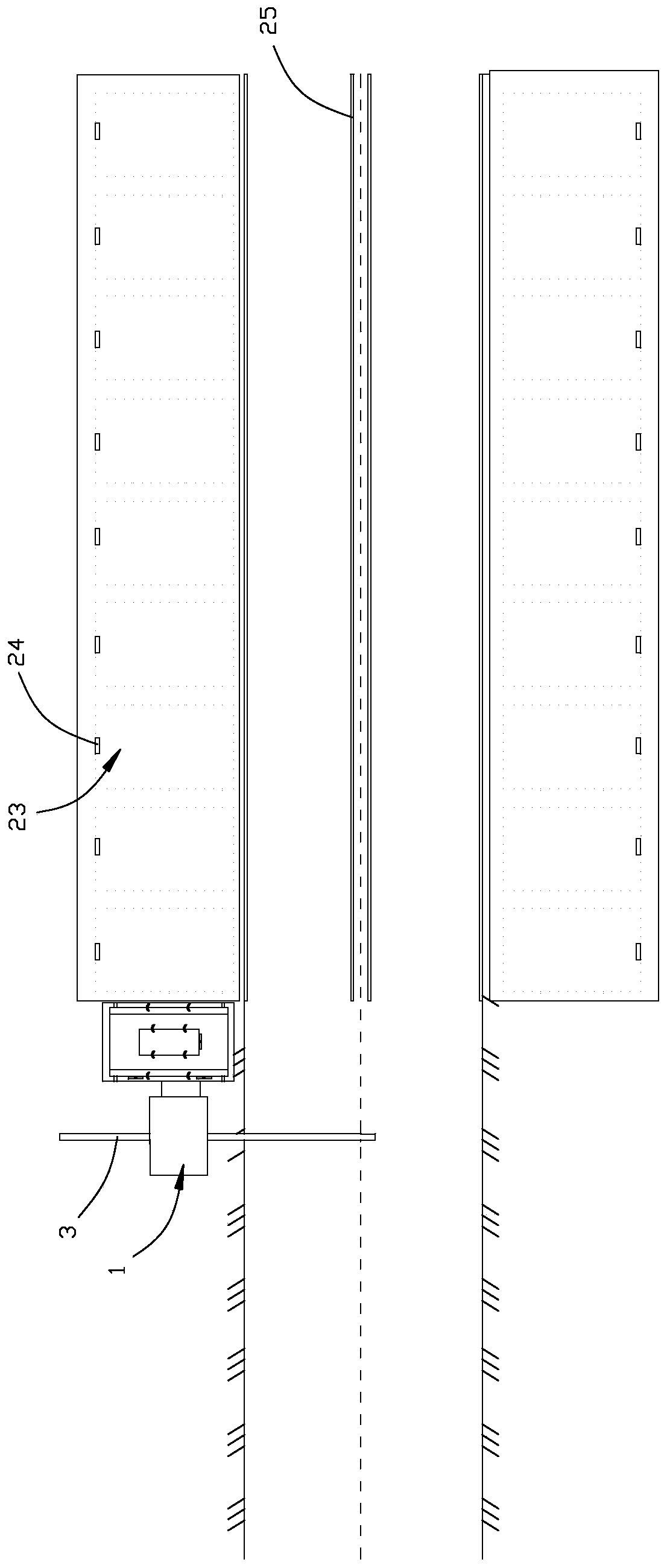 A three-dimensional parking garage