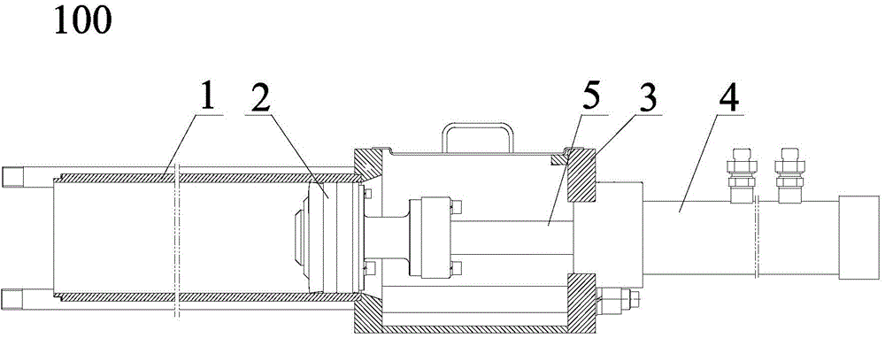 Hydraulic oil cylinder, hydraulic oil circuit, material pumping system, and engineering machinery