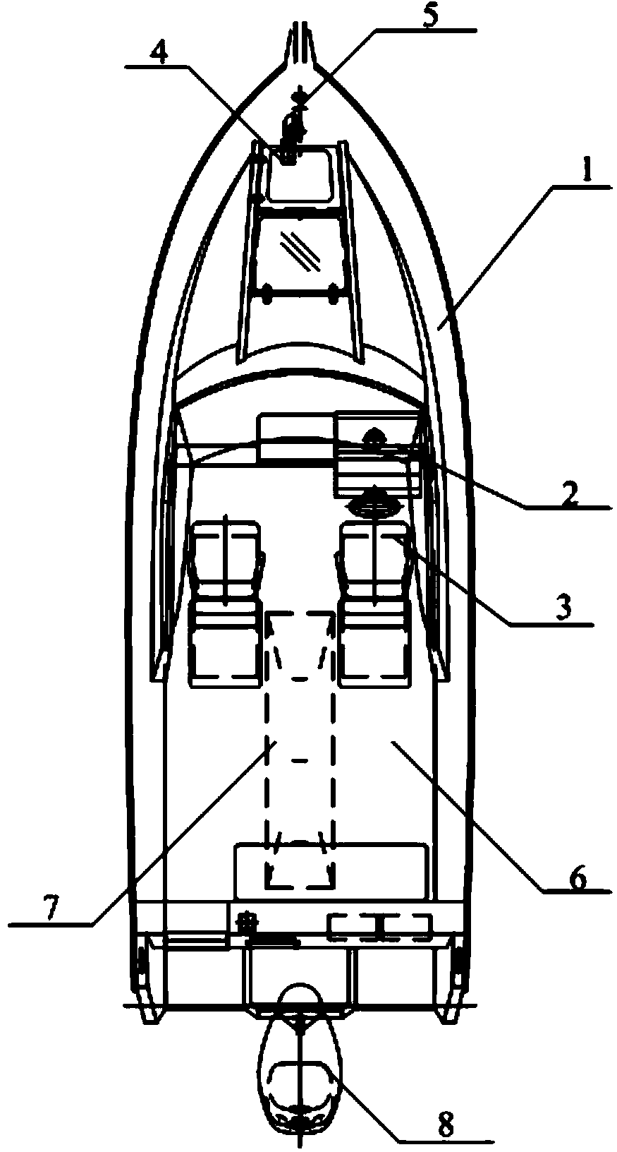 Recreational fishing boat