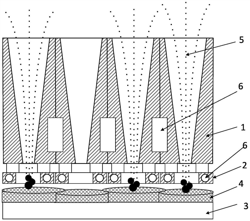 A parallel metal three-dimensional printing method based on induction melting