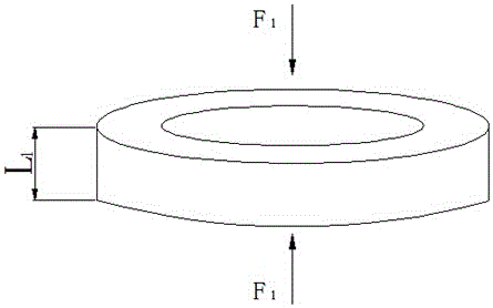 Device and method for monitoring unidirectional force