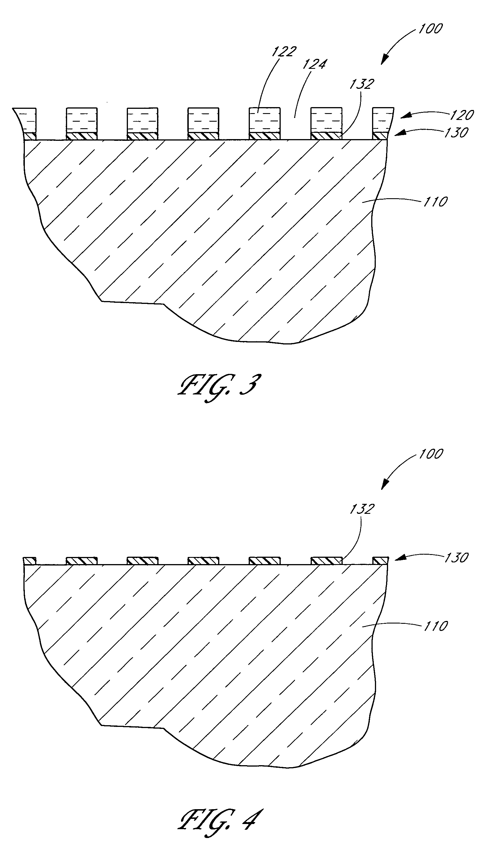 Topography based patterning