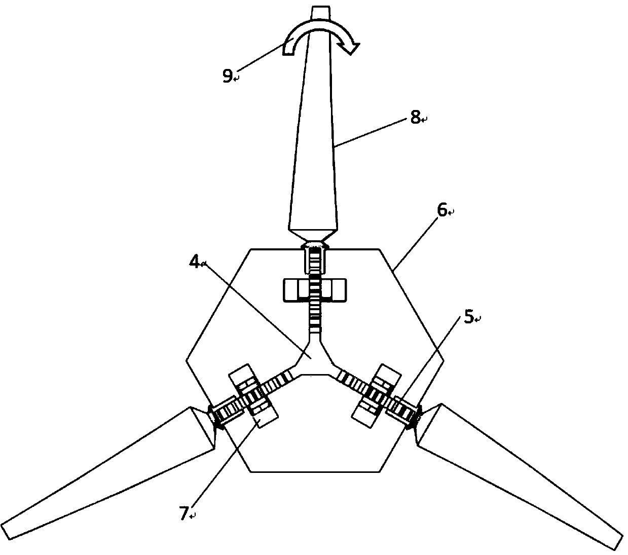 Special power adjusting device for the fan