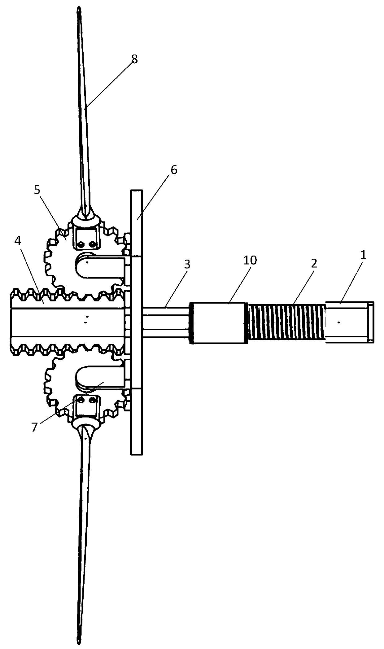 Special power adjusting device for the fan