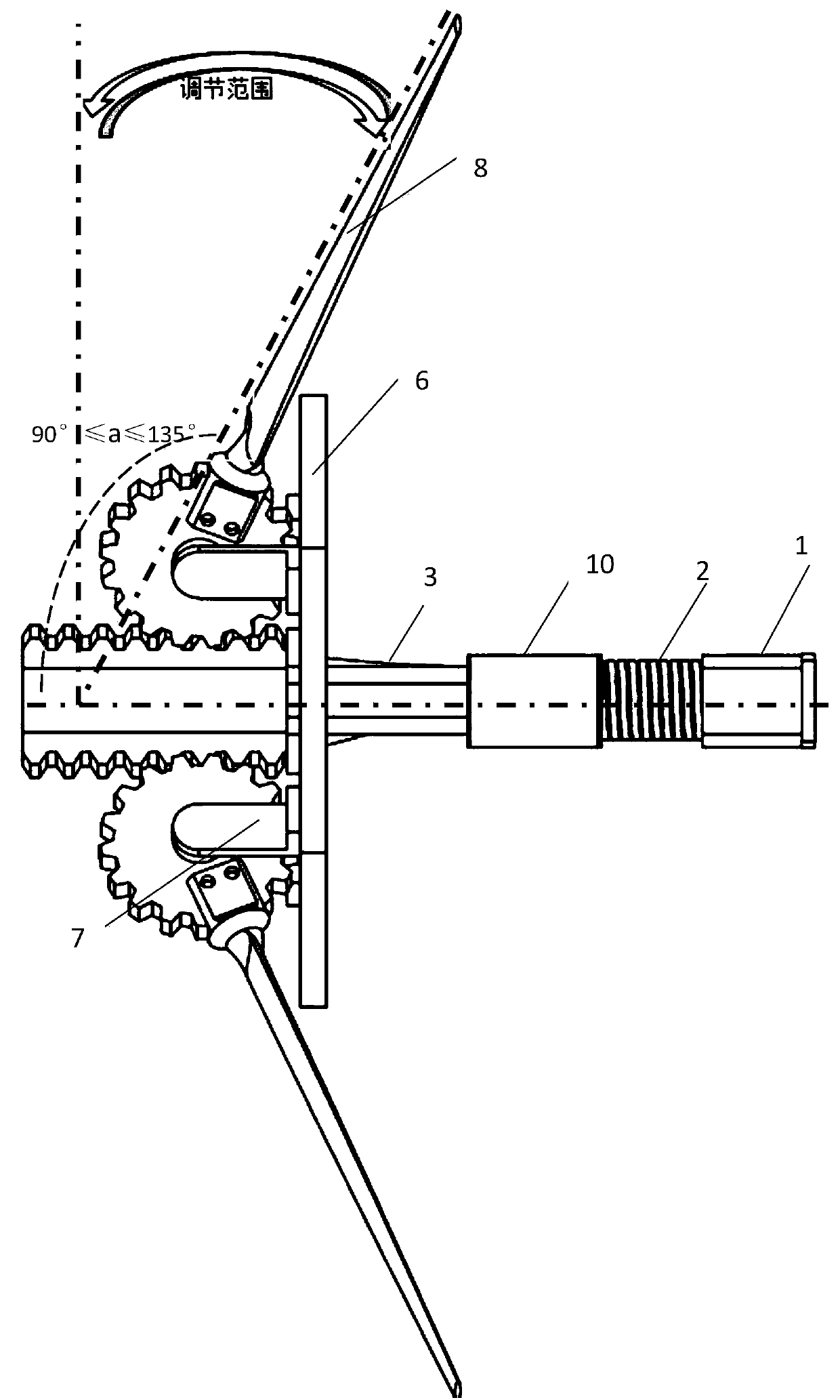 Special power adjusting device for the fan