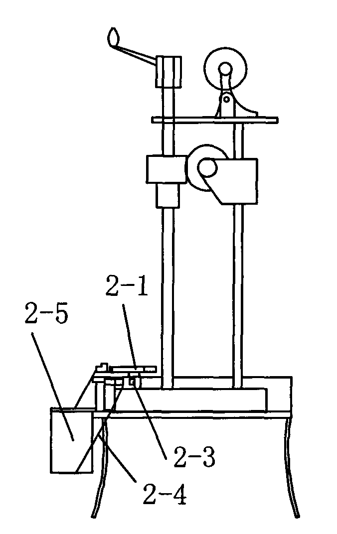 Line-breaking stoppage electronic controller of knitting machine