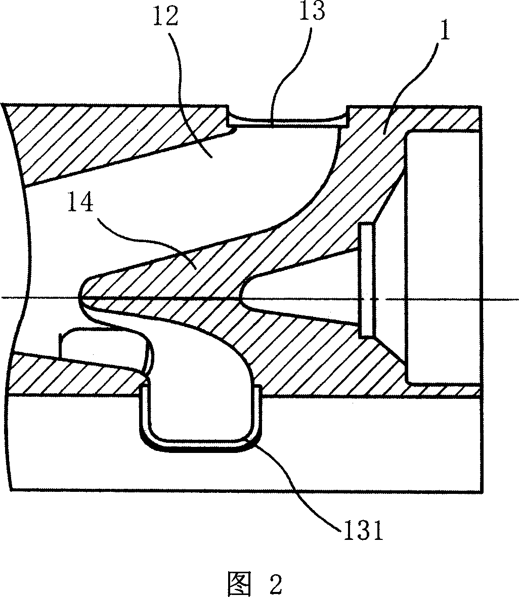 Spiral mechanism for horizontal centrifugal machine