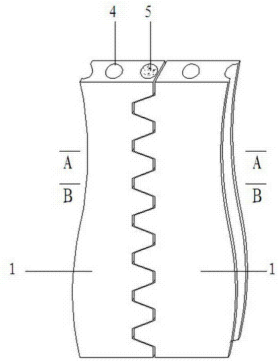 Notch-key type prefabricated member connection node and connection method