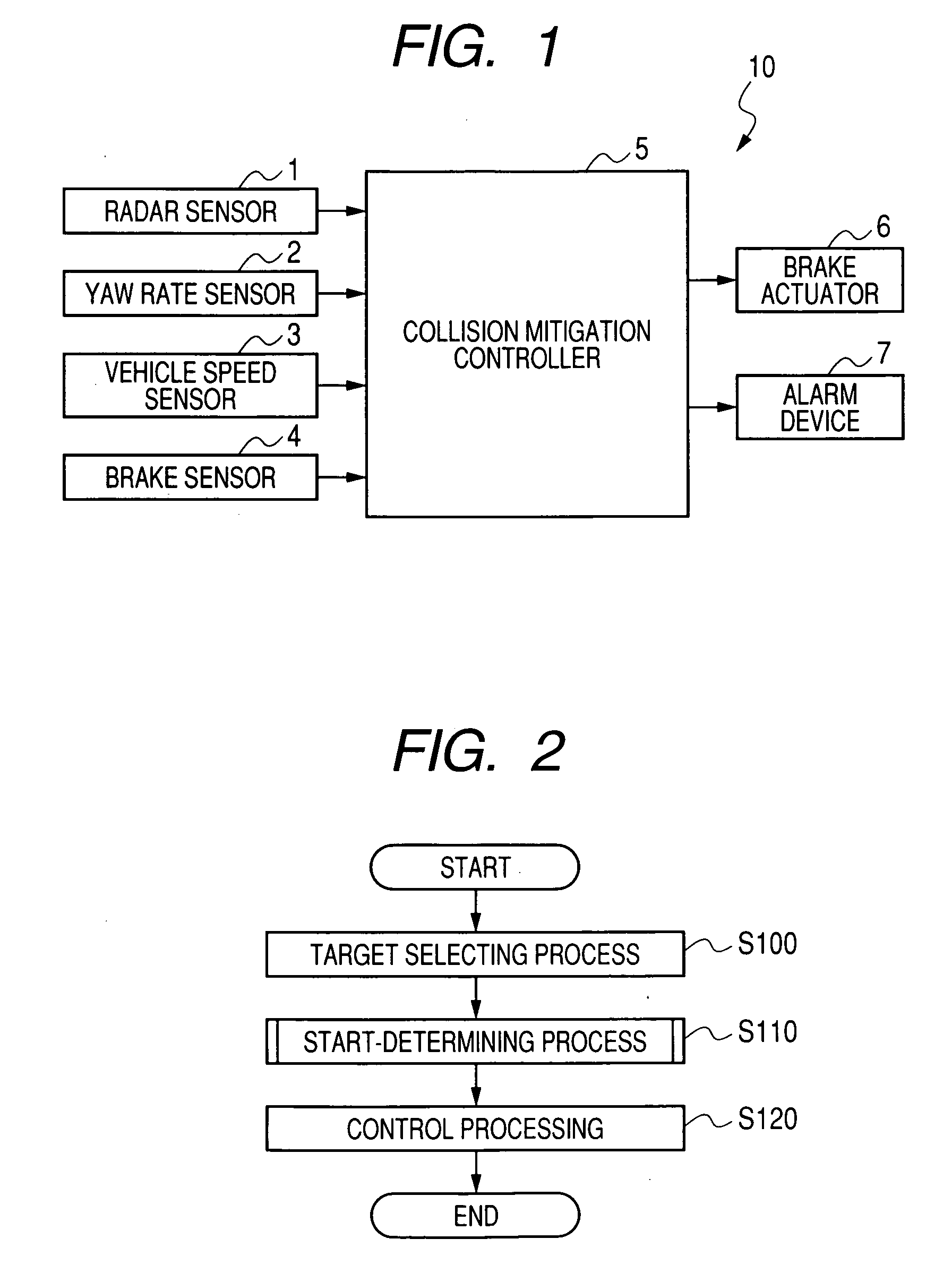 Vehicle-use collision mitigation apparatus