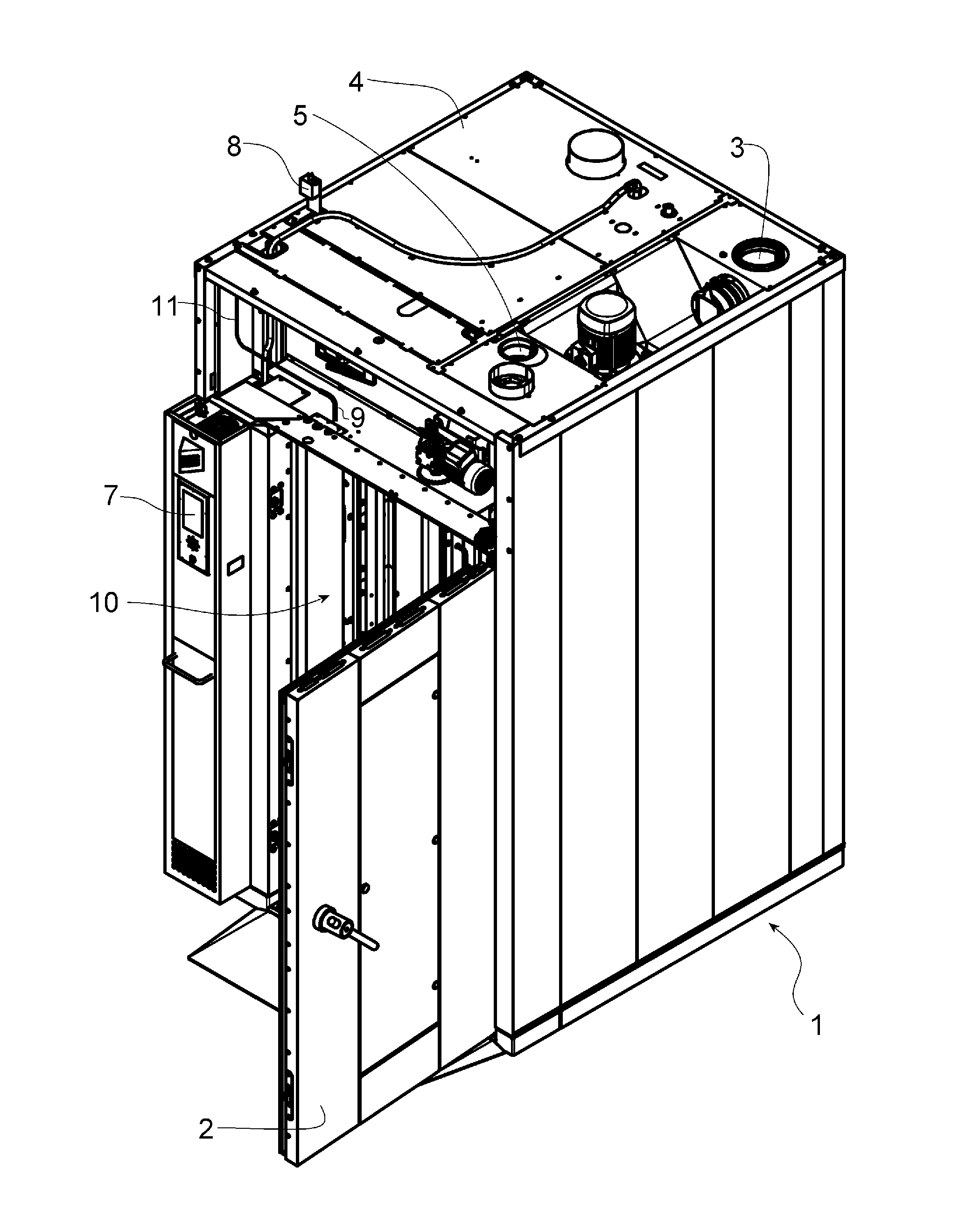 Optimized baking chamber pressure