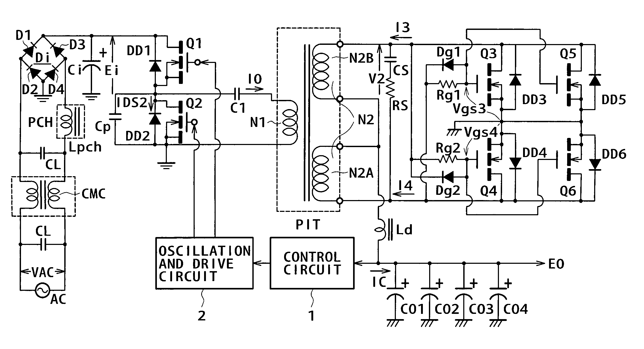 Switching power supply circuit