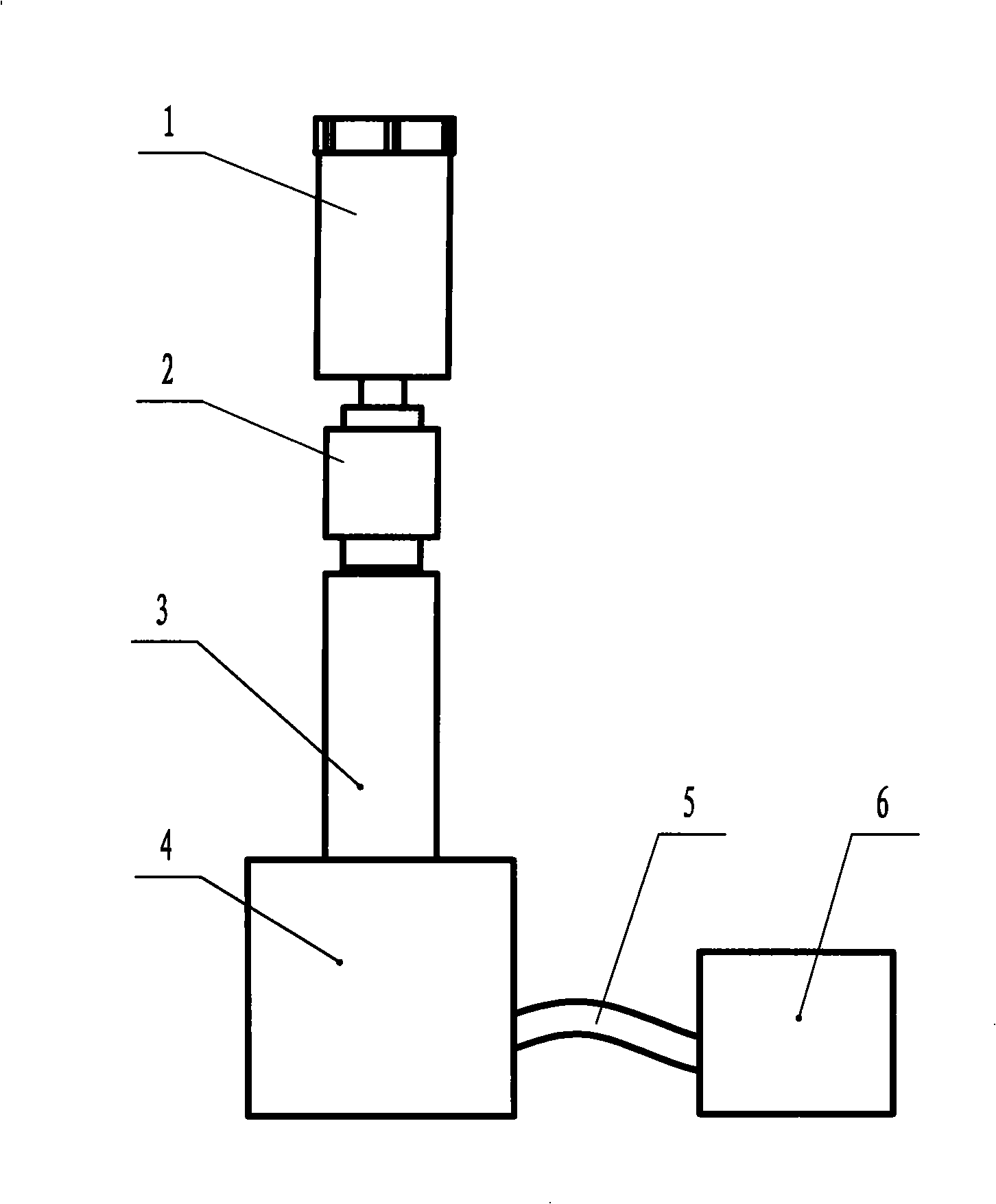 Hydrodynamic force motor type hard rock deep borehole drilling device