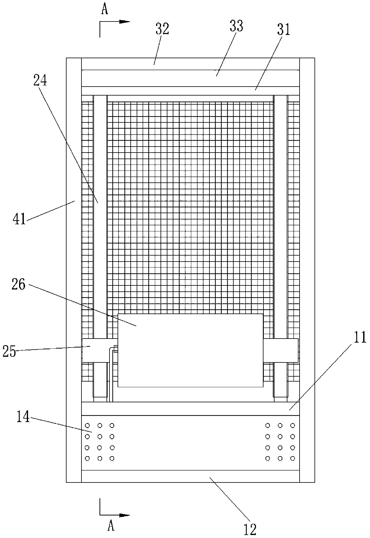 Ventilation window with automatic cleaning function