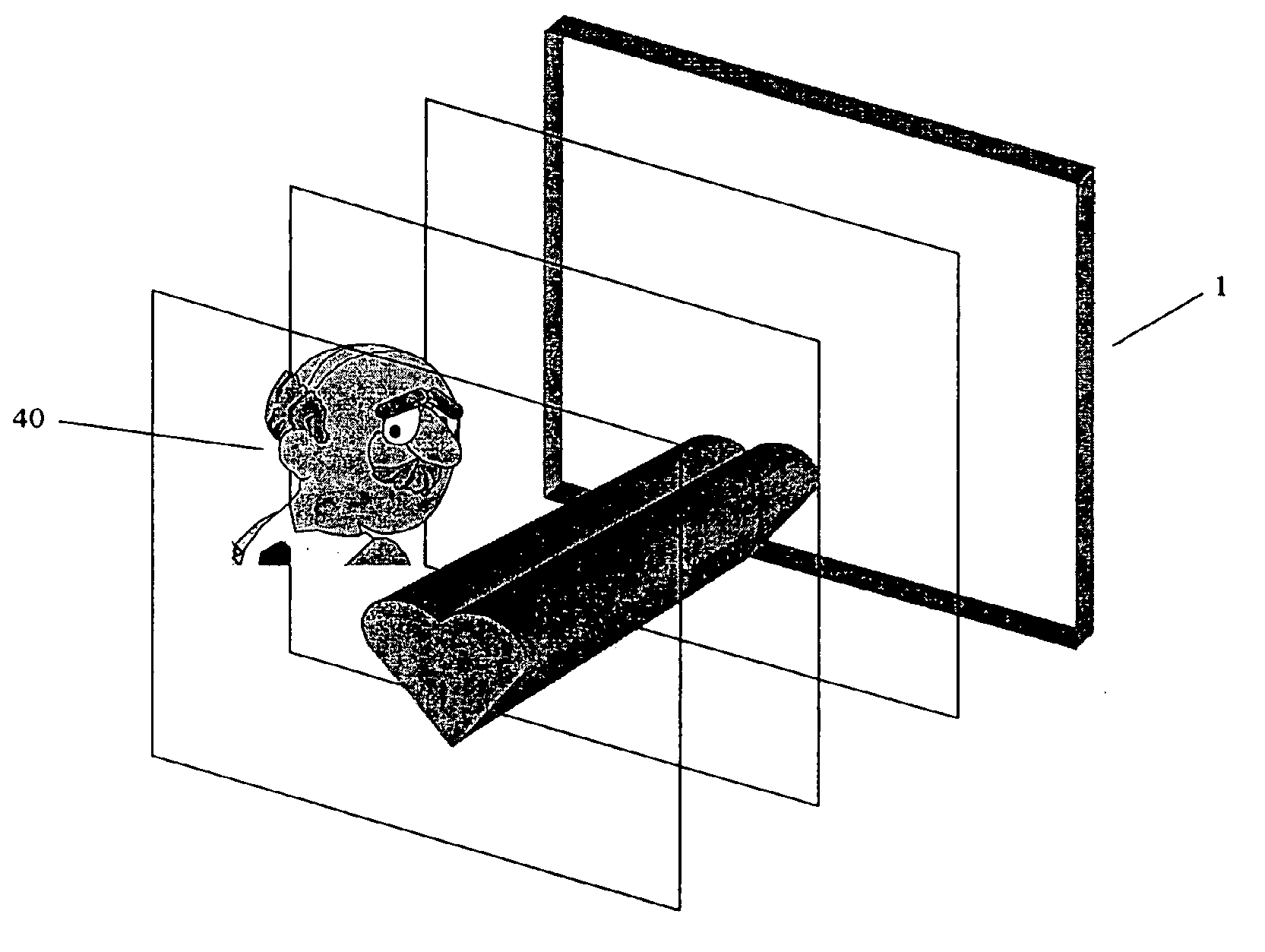 Embedded information carrier for optical data