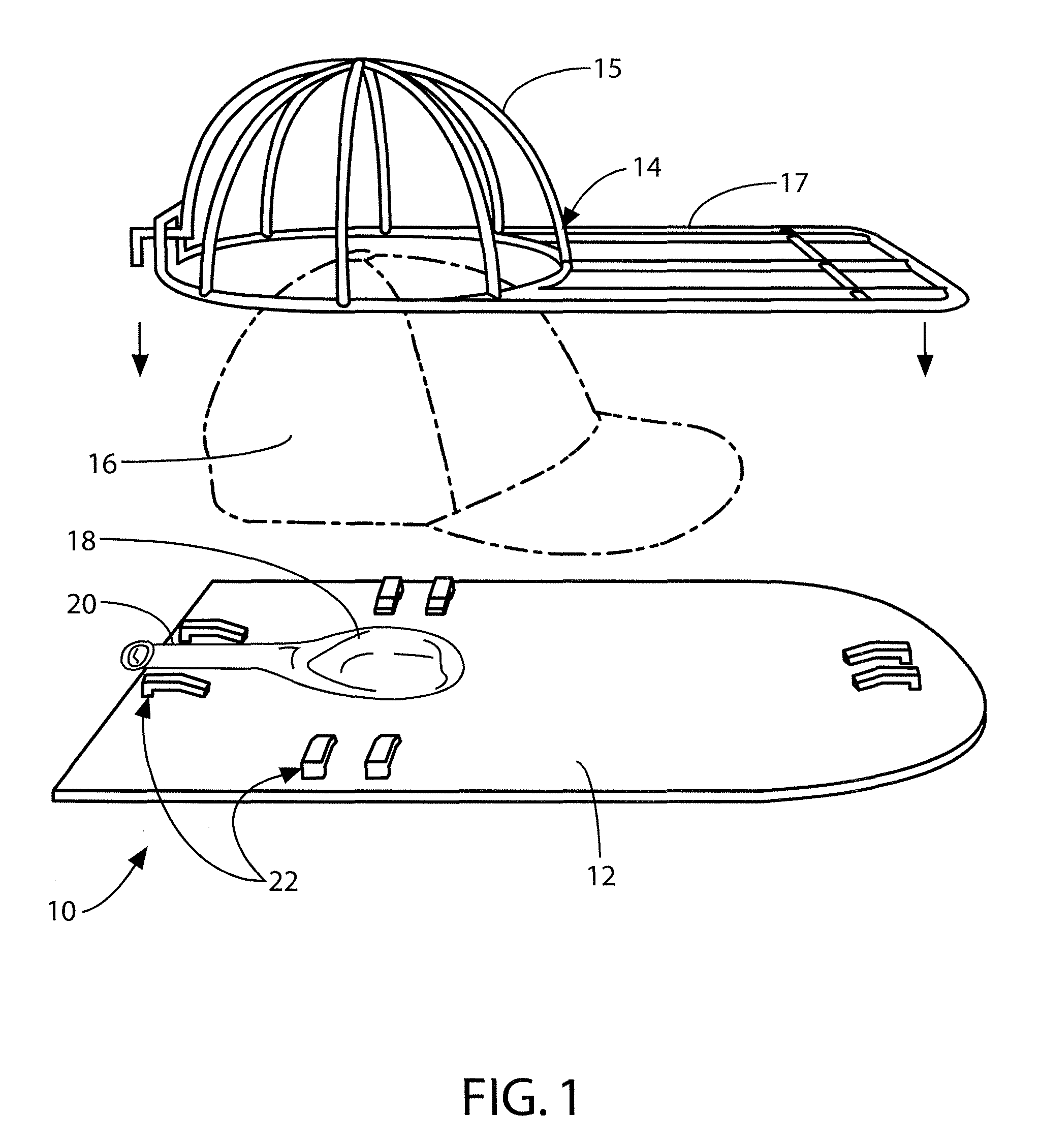 Cap drying apparatus