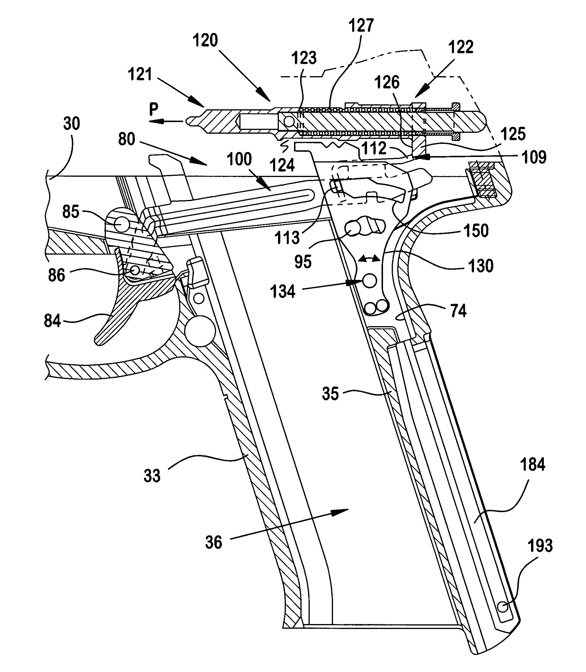 Striker-fired firearm