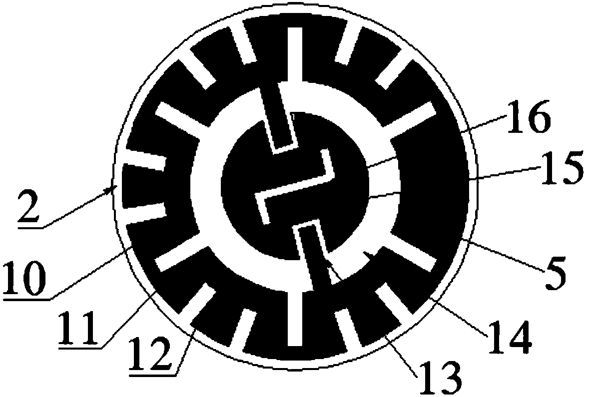 Annular circularly-polarized implantable microstrip antenna