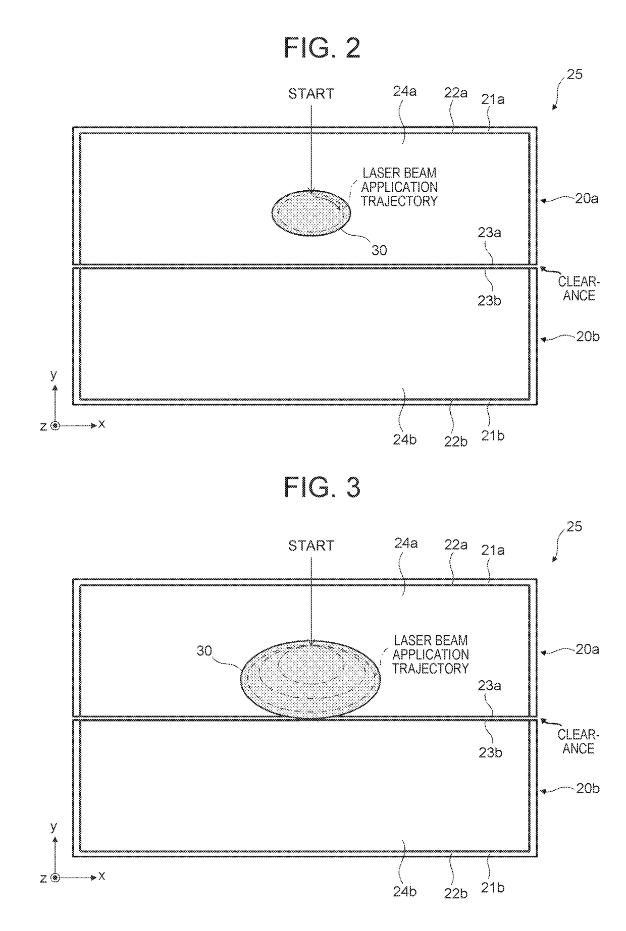 Laser welding method for flat wires