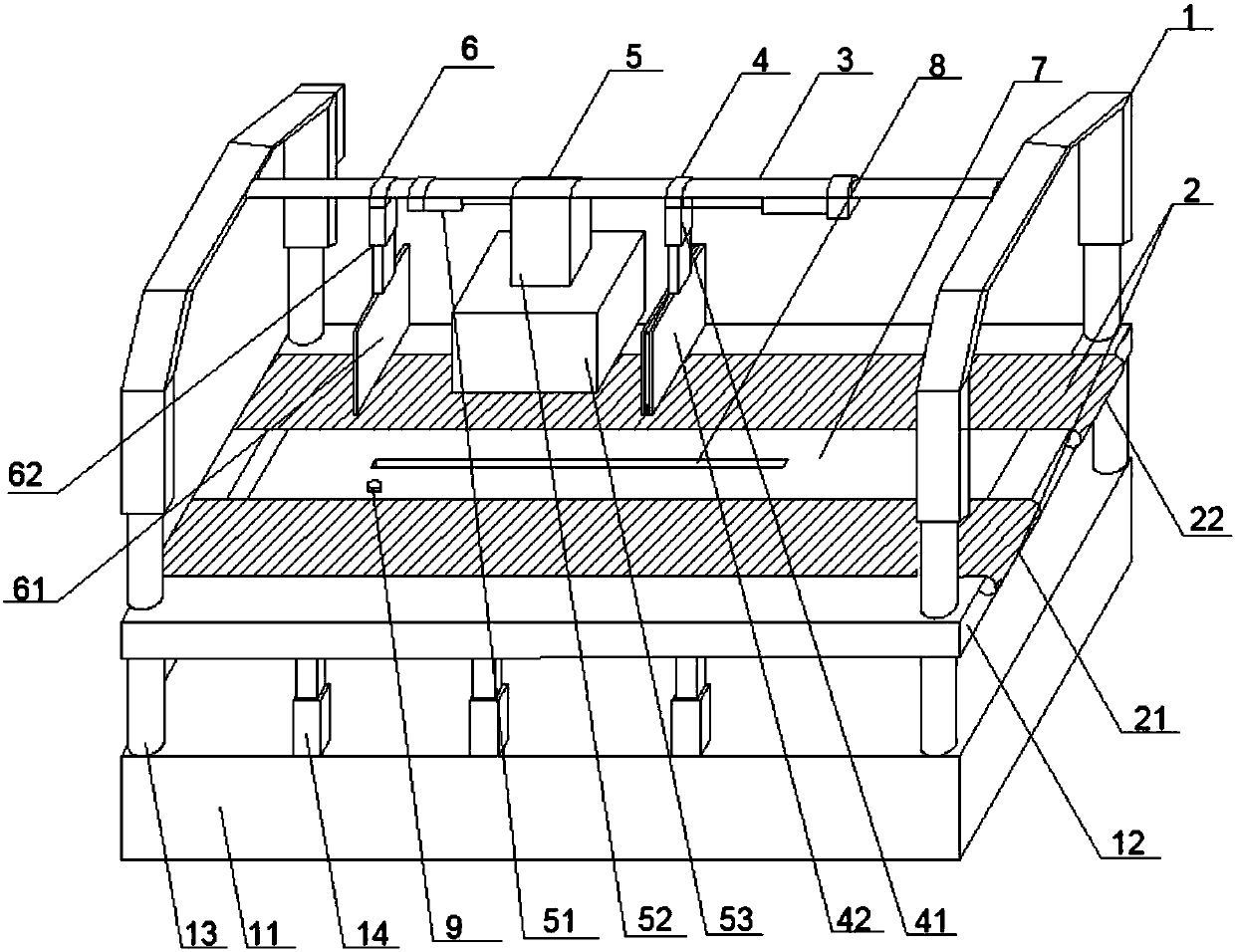 Full-automatic saddle binding machine with automatic lifting conveying platform