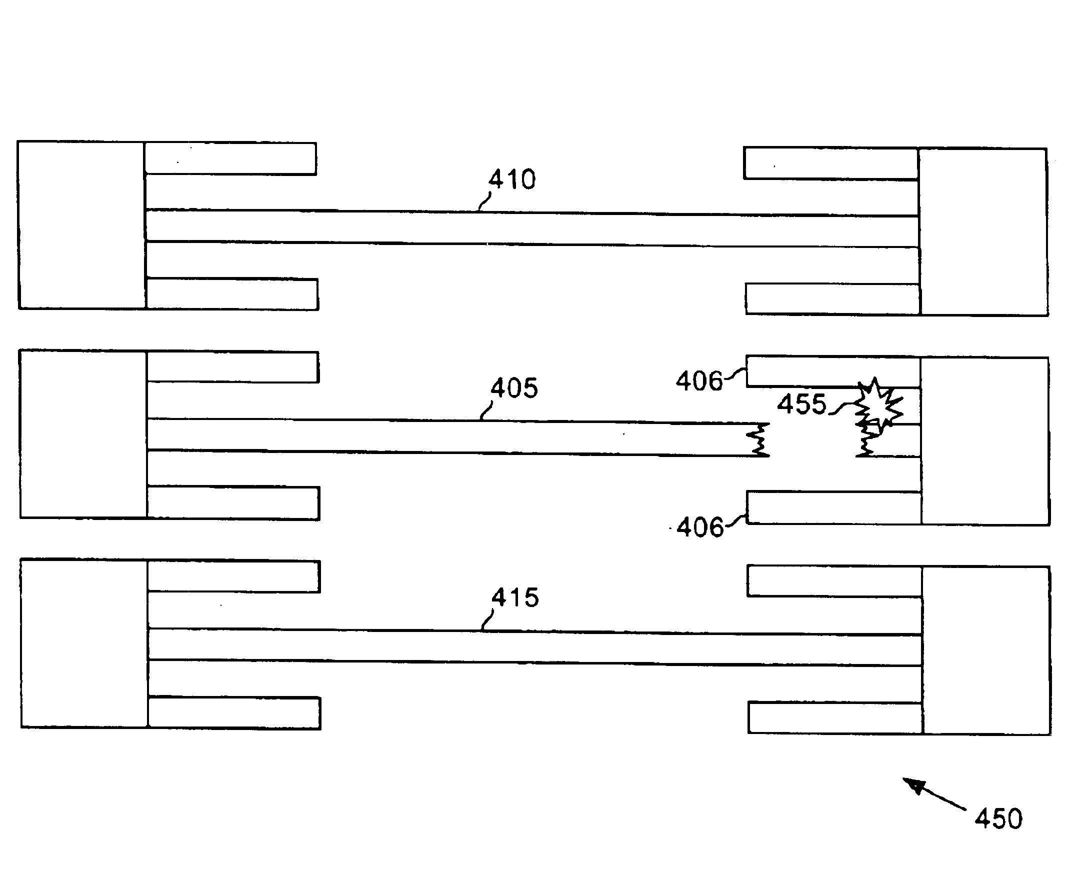 Reduced splattering of unpassivated laser fuses