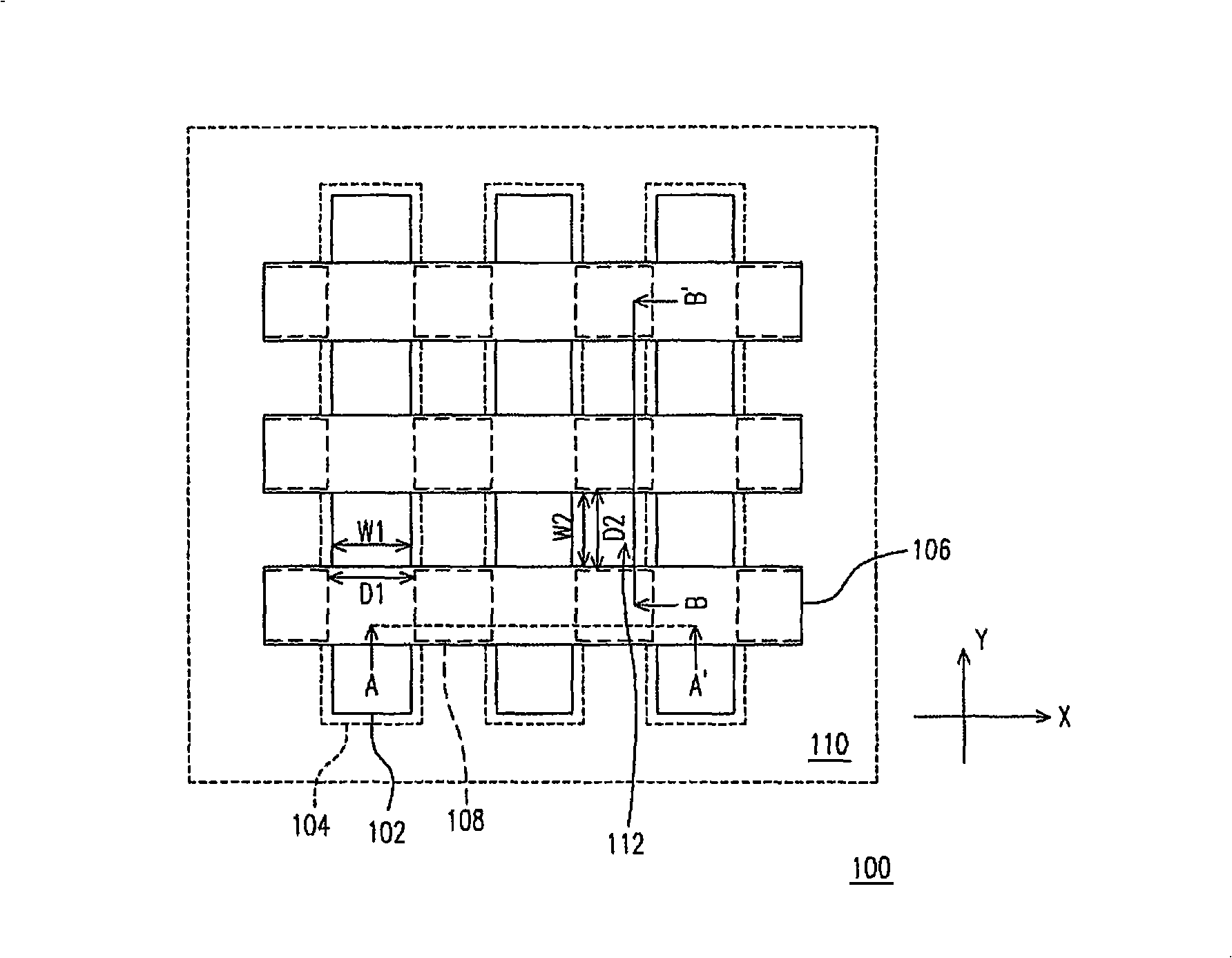 Nonvolatile memory structure and array thereof