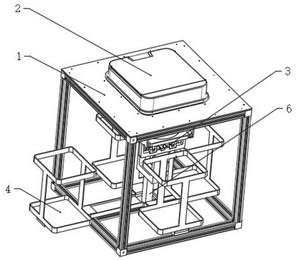 Environment-friendly garbage can with automatic garbage classification function