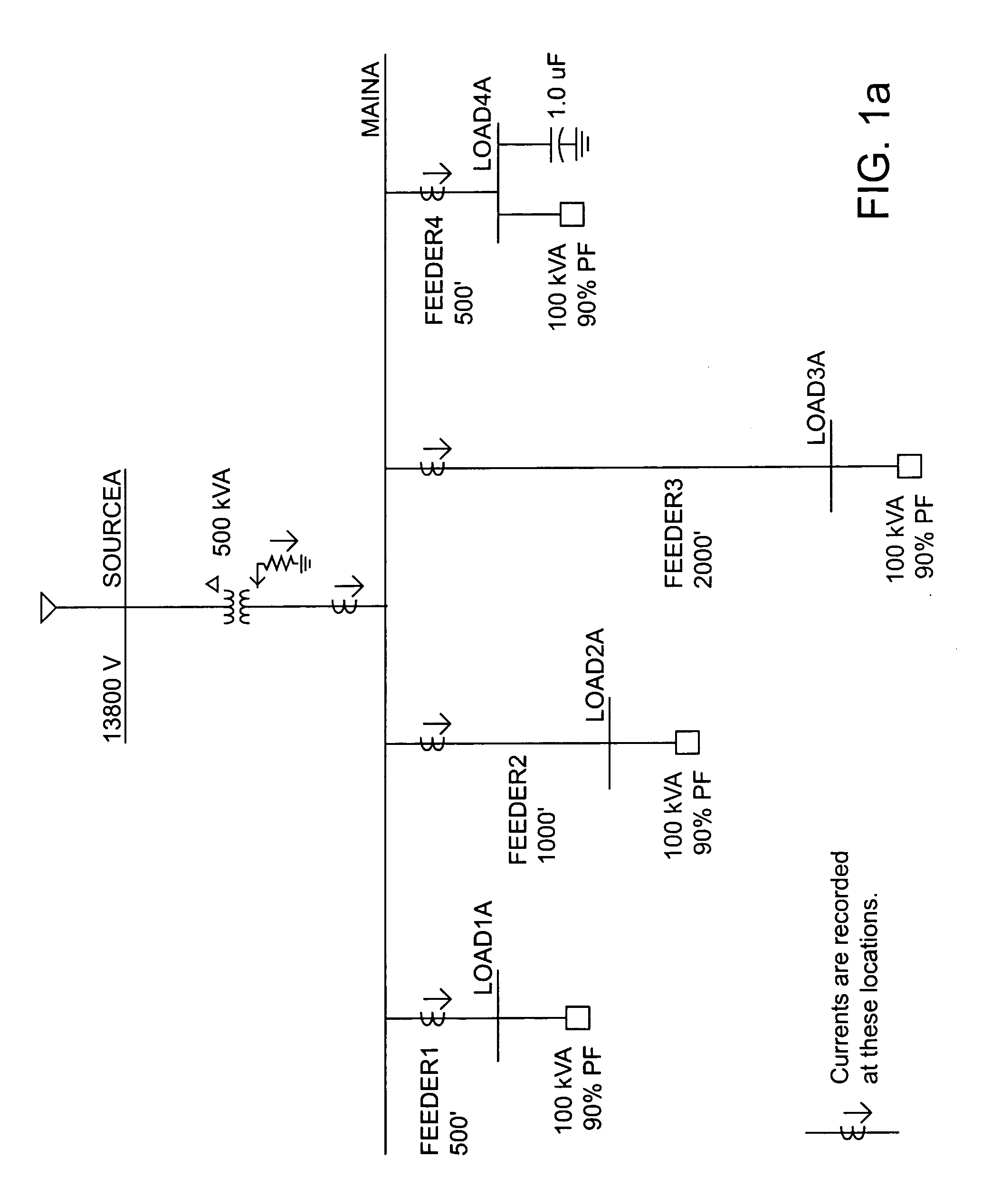 Ground-fault circuit-interrupter system for three-phase electrical power systems