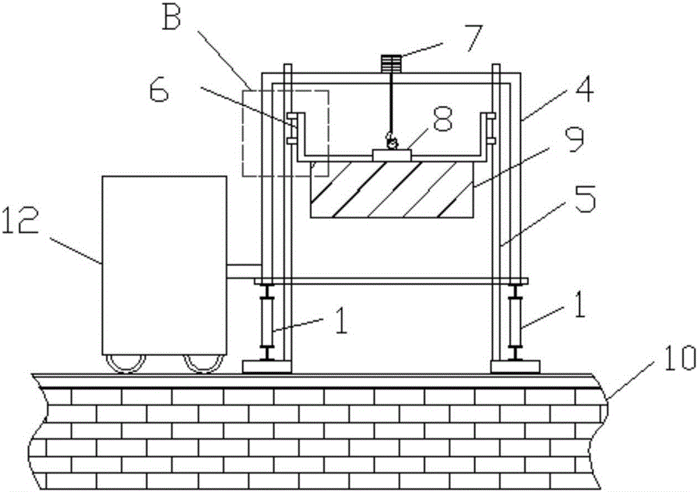 Two-dimensional motion slamming test device