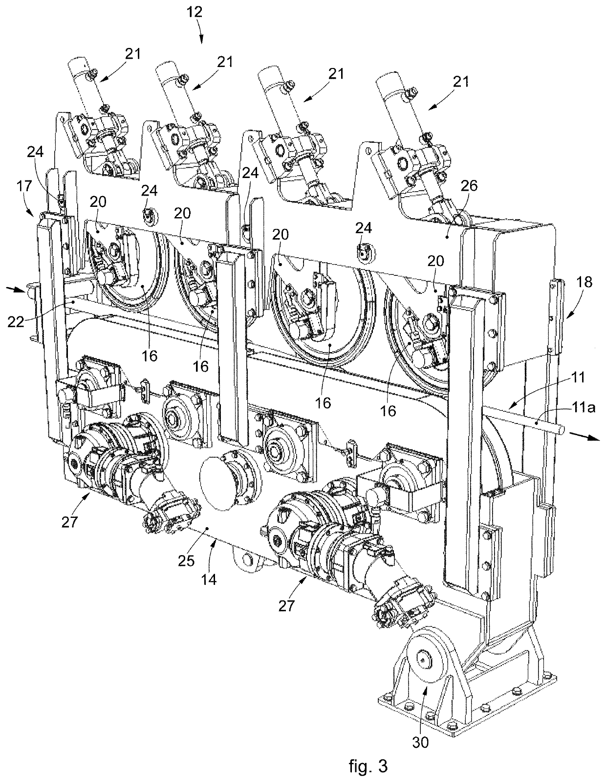 Cable recovery machine