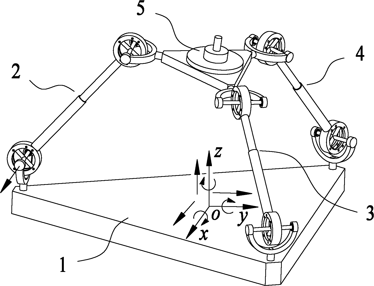 Parallel mechanism with changeable freedom degree