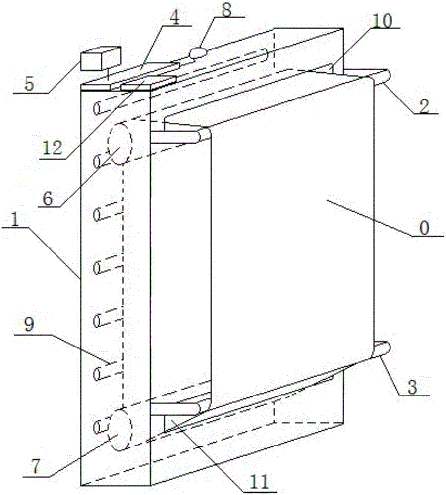 Intelligent driving motor hand wiping cloth hanging device