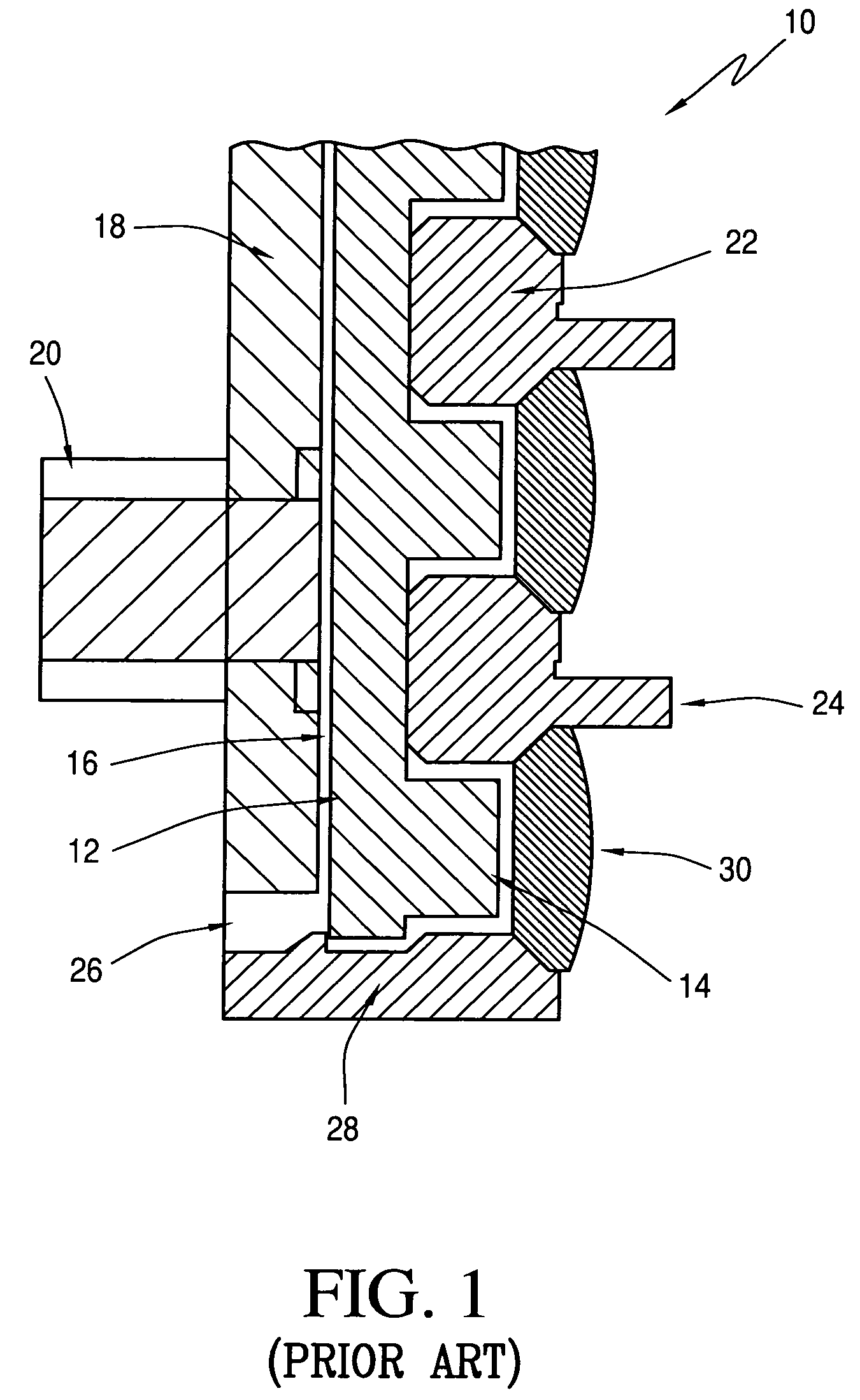 Method and device for shading in a display system