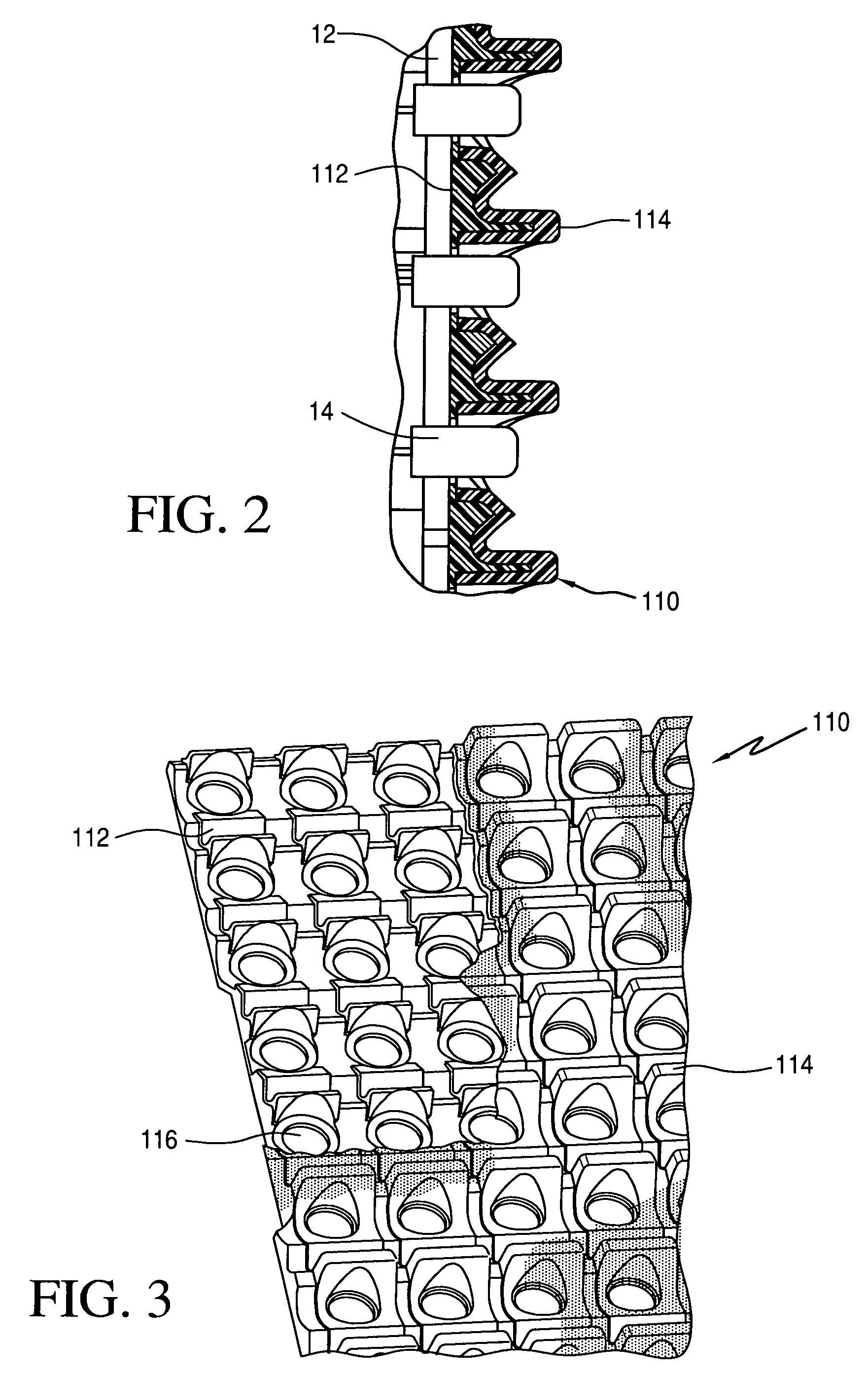 Method and device for shading in a display system