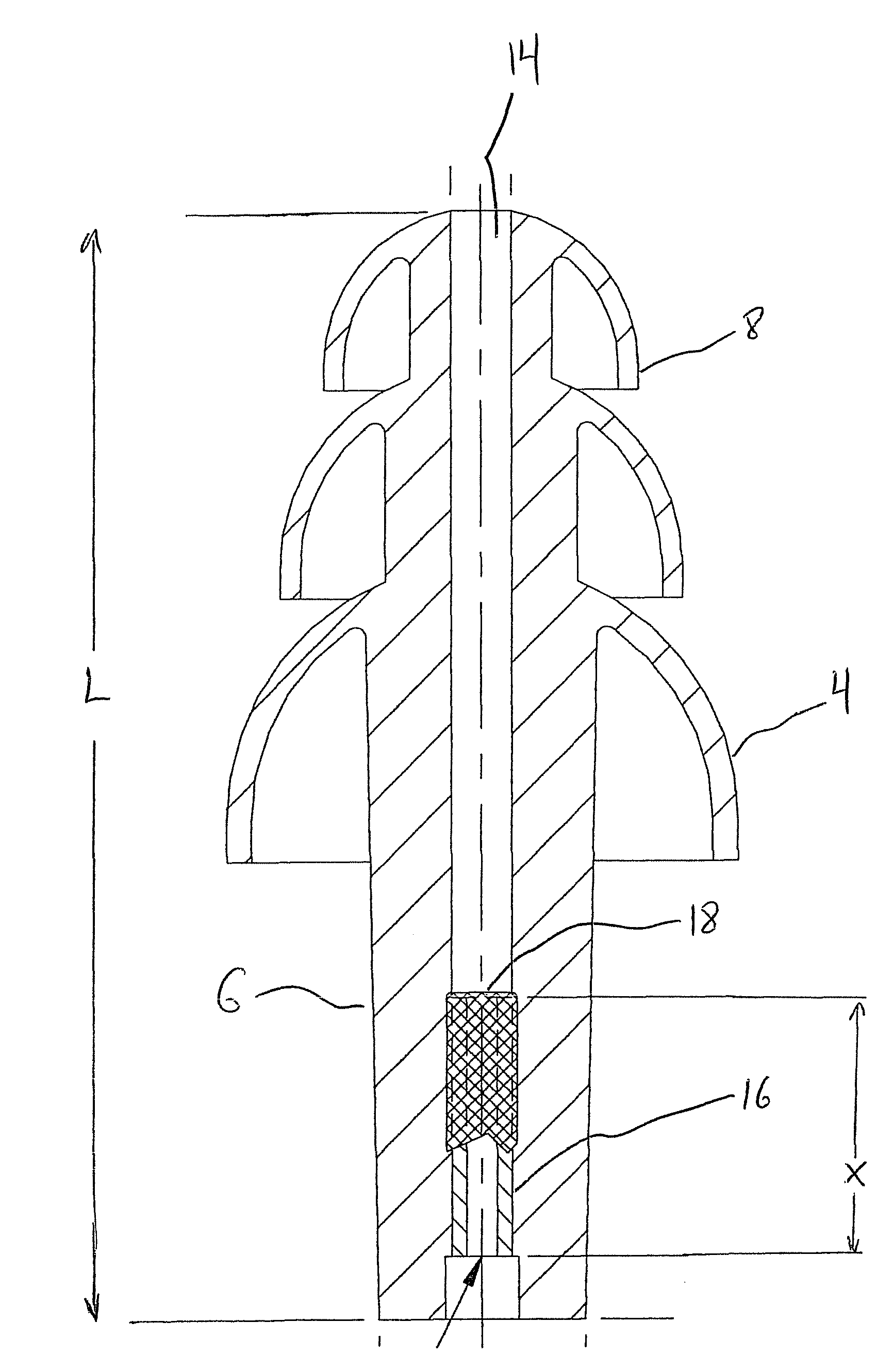 Low sound attenuating hearing protection device with filter arrangement