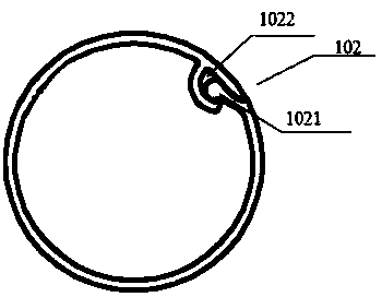 Opening and closing pipeline system for pipe well