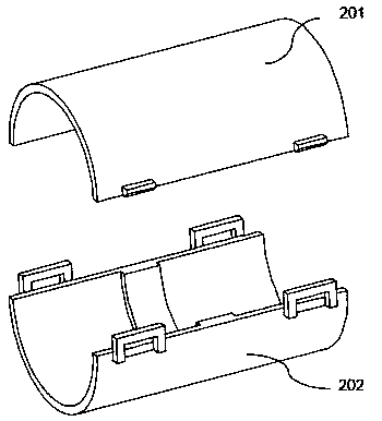 Opening and closing pipeline system for pipe well