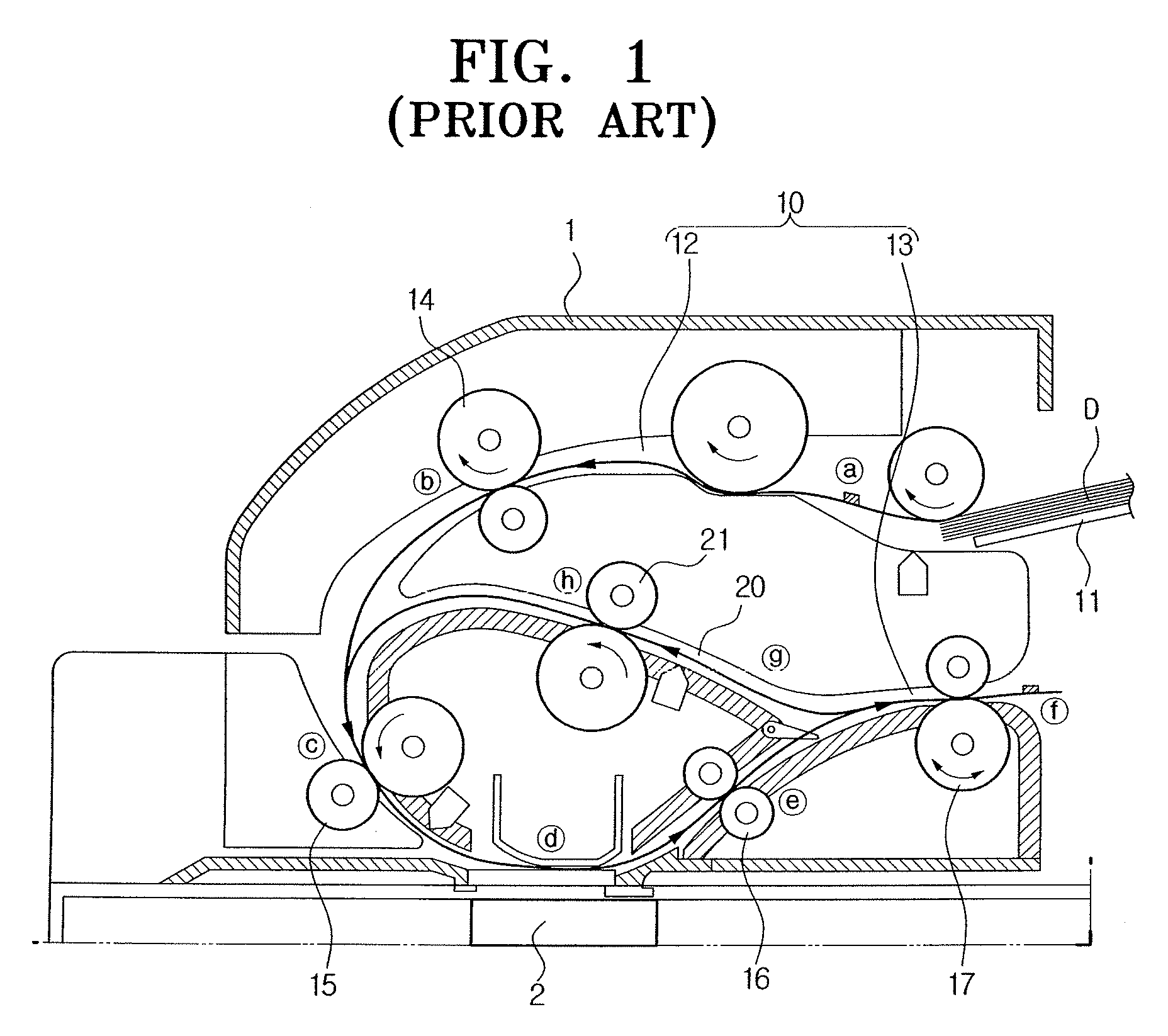 Automatic document feeder and image forming apparatus having the same