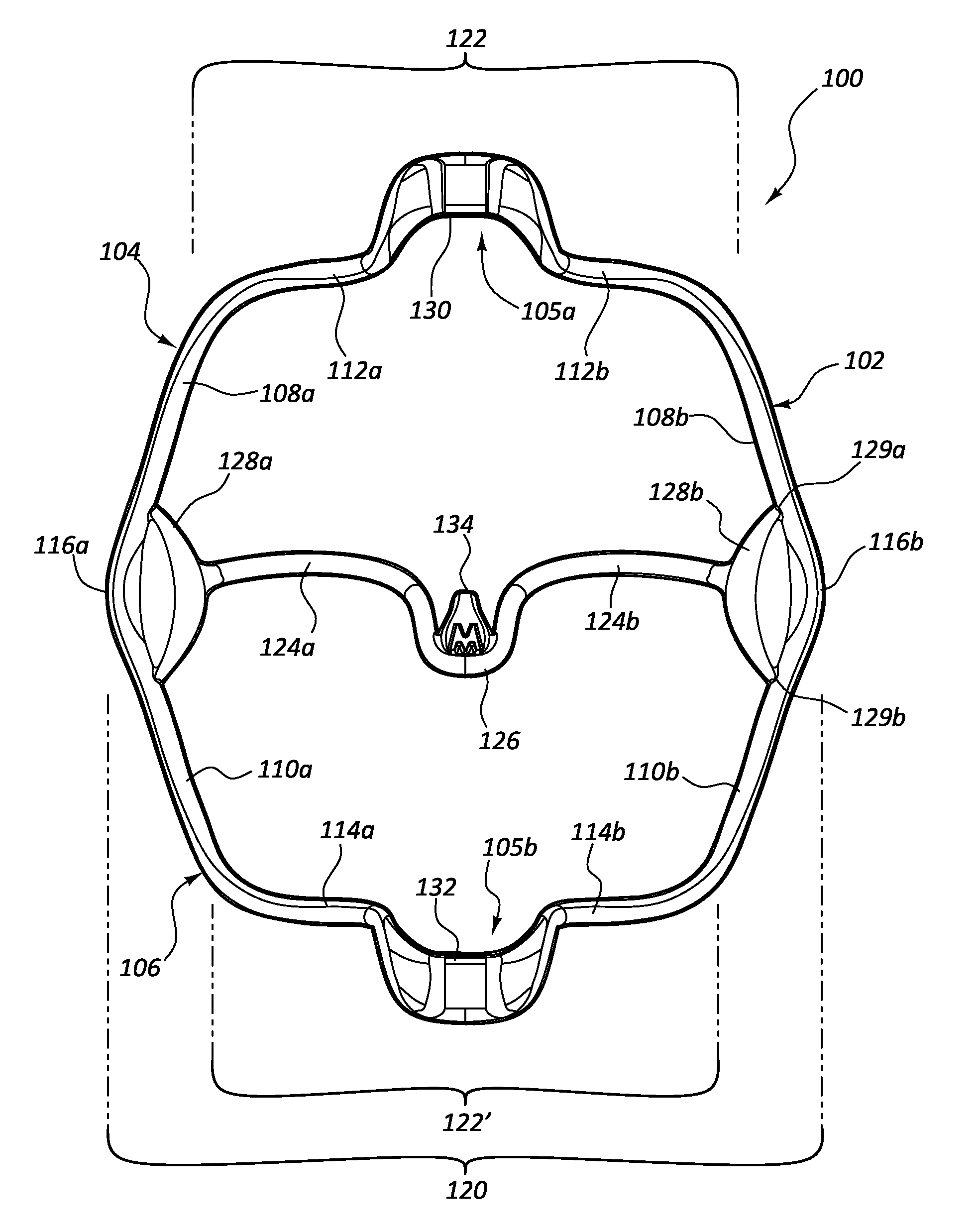 Cheek and lip expansion device and method