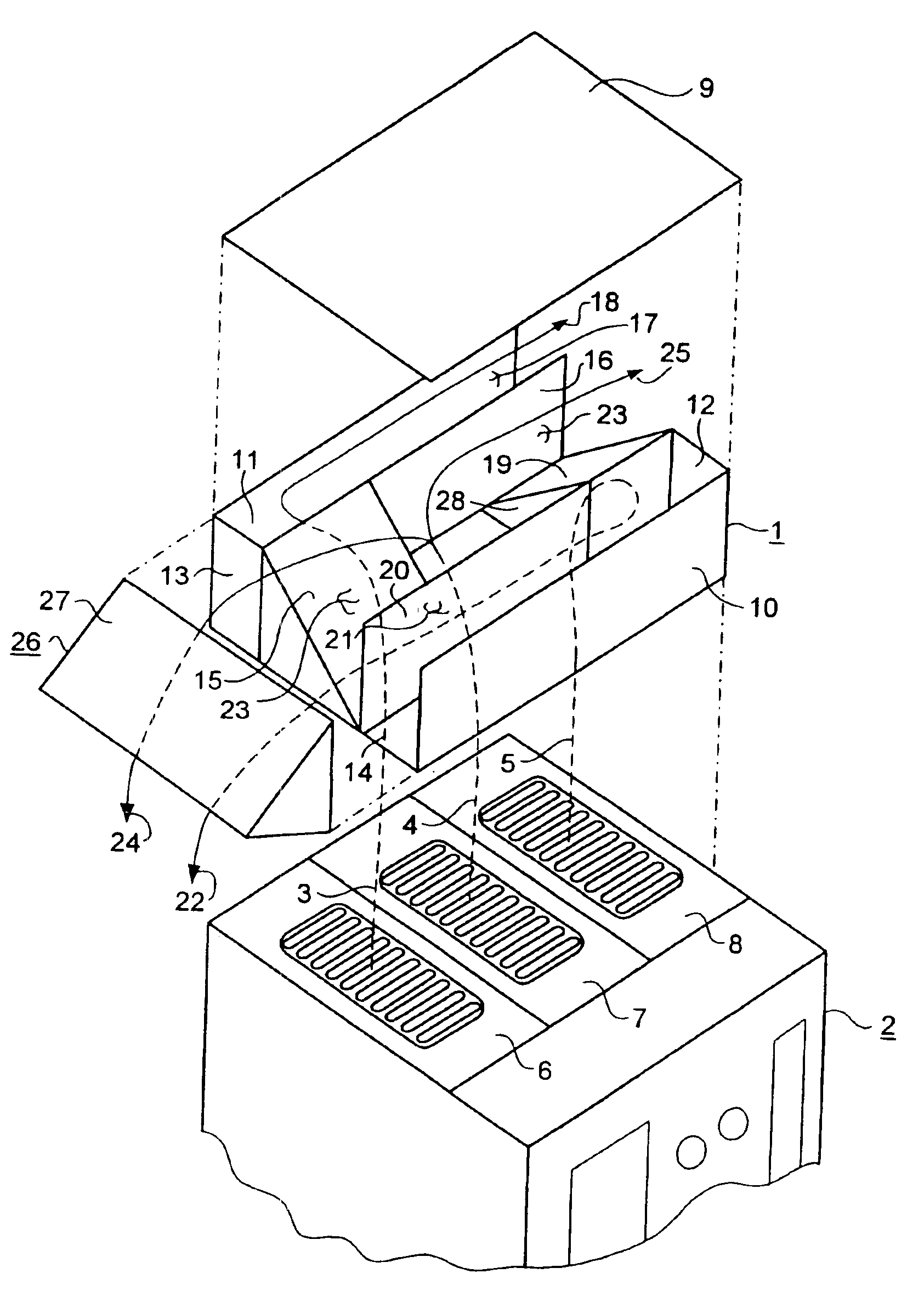 Switching gas damper for low-voltage power circuit breakers