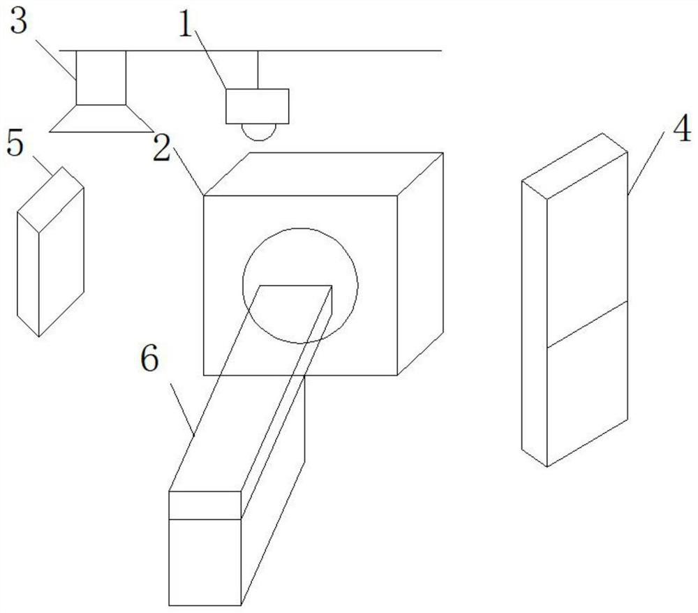 An intelligent non-contact CT body position recognition device for high-risk environments