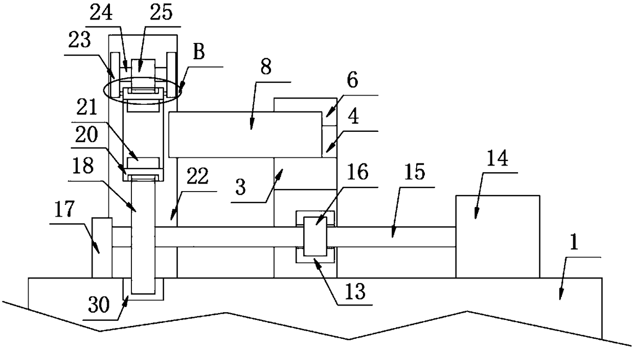 Special device for processing automobile air inlet welding manifold branch head