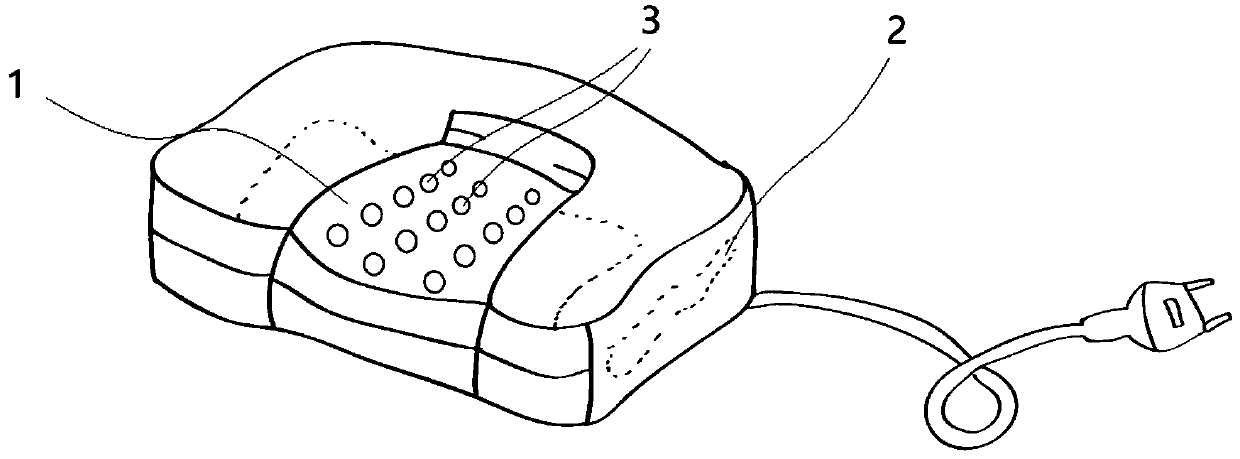 Height-adjustable pillow and automatic adjusting method for height of pillow